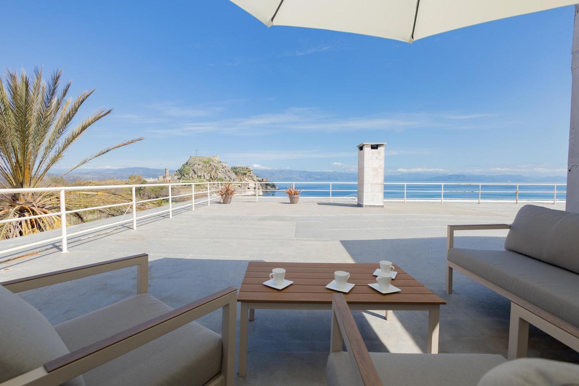Old Fortress View Roof Top Apartment By Konnect Corfu  Exteriér fotografie